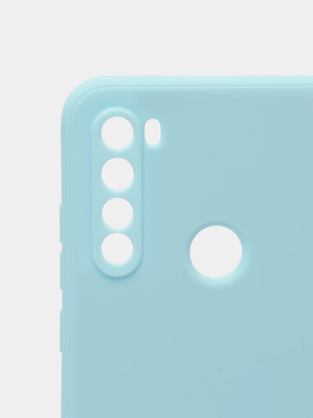 Ледяной чехол силиконовый Xiaomi Redmi Note 8T с защитой камер, закрытым низом и бархатом внутри