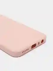 Коралловый меланж чехол силиконовый Xiaomi Redmi Note 8T с защитой камер, закрытым низом и бархатом внутри