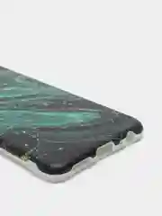 Зеленый чехол для Samsung A12, A22S, M12 с картинкой
