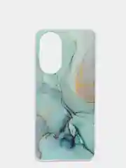 Бирюзовый чехол для Honor 50 с рисунком