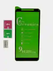 Защитное стекло Ceramics на Samsung A01 Core (Самсунг А01 Коре), гибкое