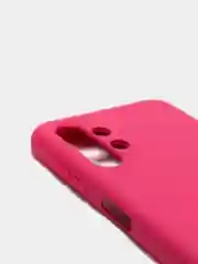 Вишнёвый чехол Silicone Cover для Samsung Galaxy A13, Самсунг Галакси А13 4G, силиконовый