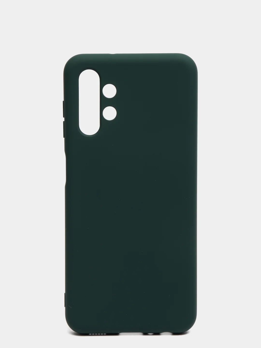Зеленый чехол Silicone Cover для Samsung Galaxy A13, Самсунг Галакси А13 4G, силиконовый