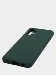 Зеленый чехол Silicone Cover для Samsung Galaxy A13, Самсунг Галакси А13 4G, силиконовый