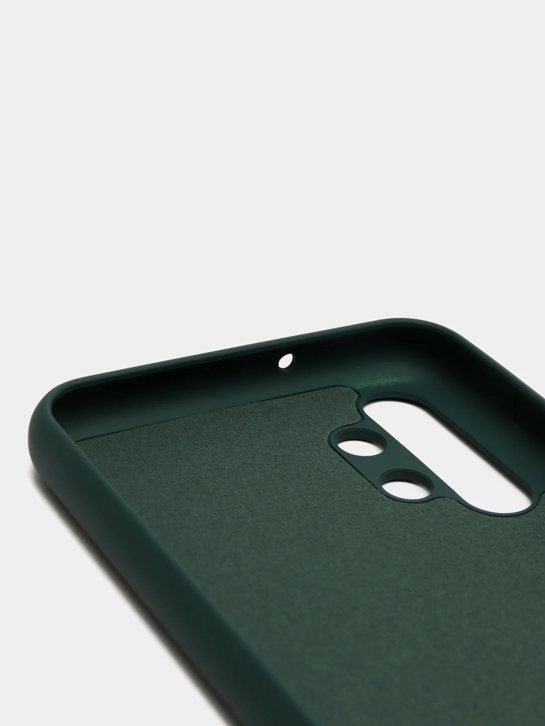 Зеленый чехол Silicone Cover для Samsung Galaxy A13, Самсунг Галакси А13 4G, силиконовый