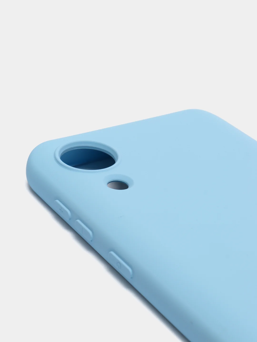 Небесно-голубой чехол Samsung Galaxy A03 Core, Самсунг Галакси А03 Кор силиконовый Silicone Cover