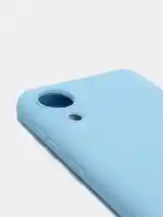 Небесно-голубой чехол Samsung Galaxy A03 Core, Самсунг Галакси А03 Кор силиконовый Silicone Cover
