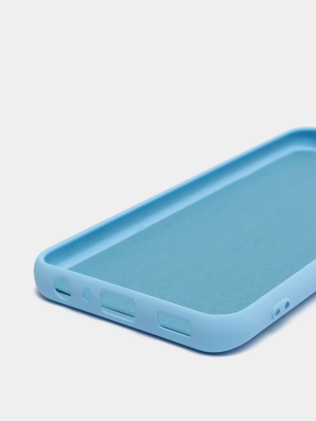 Небесно-голубой чехол Samsung Galaxy A03 Core, Самсунг Галакси А03 Кор силиконовый Silicone Cover