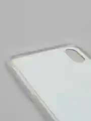 Бежевый меланж чехол iPhone XR силиконовый, с рисунком и блестками
