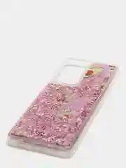 Конфетный чехол Samsung Galaxy S21 Ultra, Галакси С21 силиконовый переливающийся, жидкий с блестками