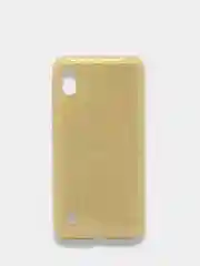 Золотой чехол блестящий Samsung Galaxy A01, A10, M10, A10S, A11, M11 накладка c блёстками