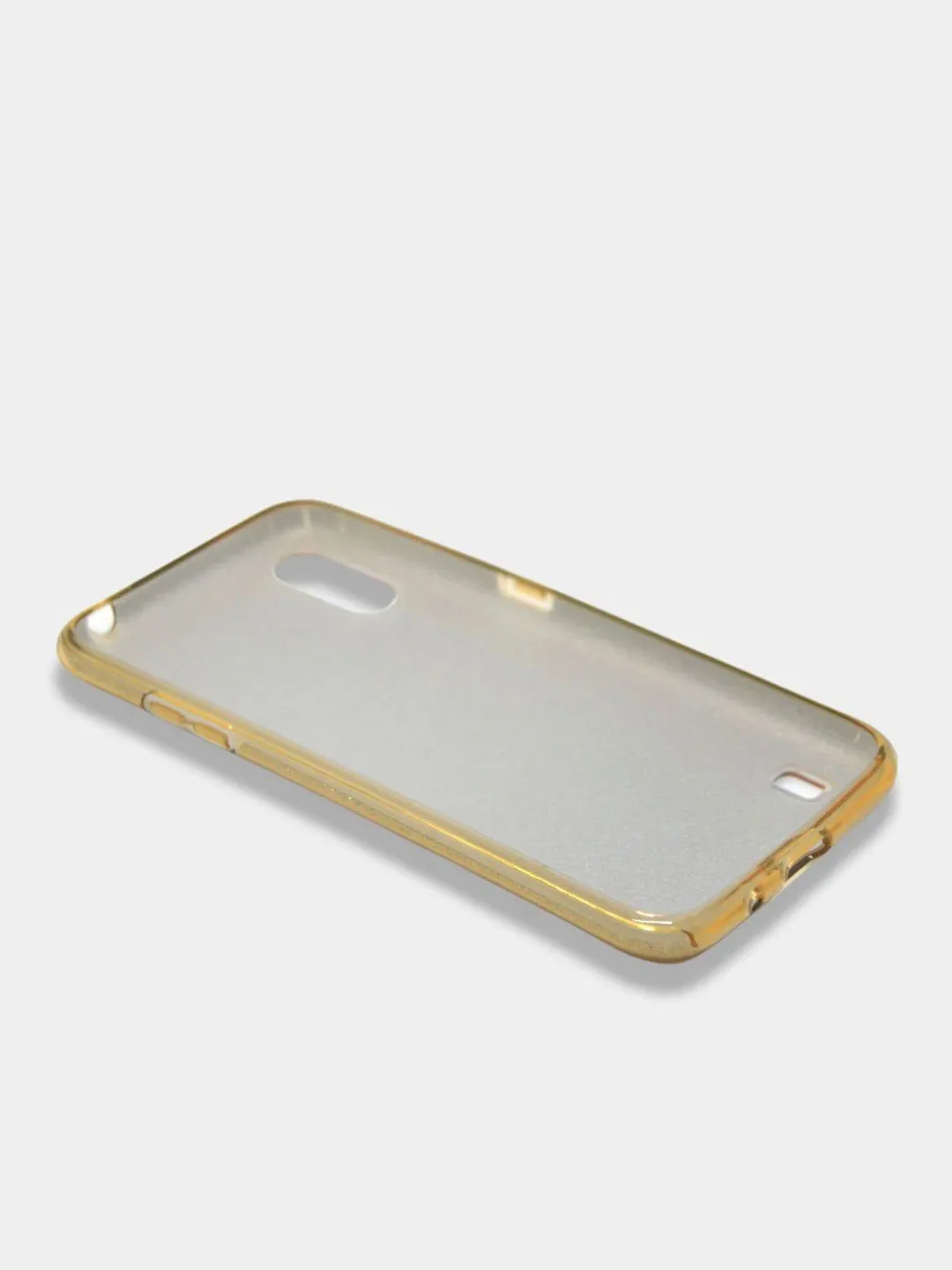 Золотой чехол блестящий Samsung Galaxy A01, A10, M10, A10S, A11, M11 накладка c блёстками