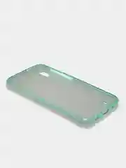 Бирюзовый чехол блестящий Samsung Galaxy A01, A10, M10, A10S, A11, M11 накладка c блёстками