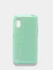 Бирюзовый чехол блестящий Samsung Galaxy A01, A10, M10, A10S, A11, M11 накладка c блёстками