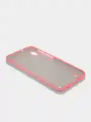 Розовый чехол блестящий Samsung Galaxy A01, A10, M10, A10S, A11, M11 накладка c блёстками