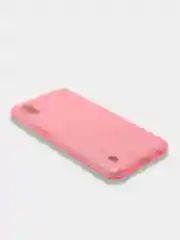 Розовый чехол блестящий Samsung Galaxy A01, A10, M10, A10S, A11, M11 накладка c блёстками