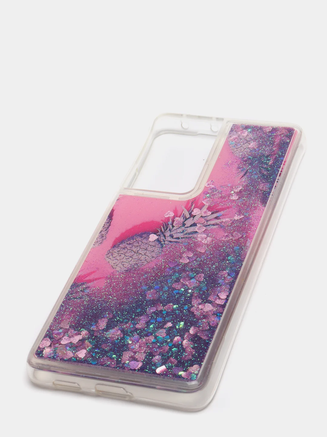 Марсала чехол Samsung Galaxy S21 Ultra, Галакси С21 силиконовый переливающийся, жидкий с блестками