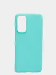 Бирюзовый чехол силиконовый, матовый, для Xiaomi Redmi Note 11 4G, Redmi Note 11S, Редми Нот 11С