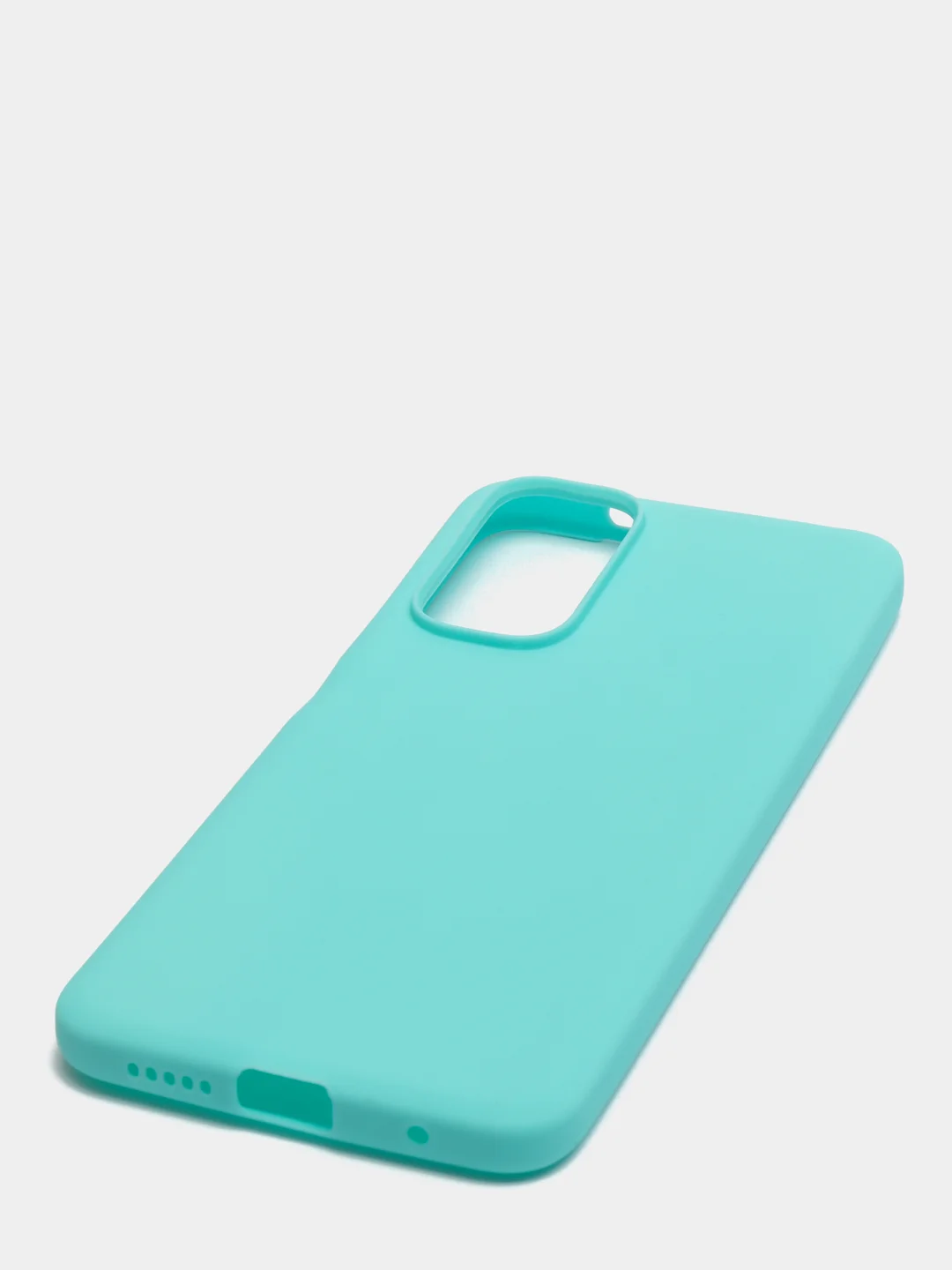 Бирюзовый чехол силиконовый, матовый, для Xiaomi Redmi Note 11 4G, Redmi Note 11S, Редми Нот 11С