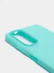 Бирюзовый чехол силиконовый, матовый, для Xiaomi Redmi Note 11 4G, Redmi Note 11S, Редми Нот 11С