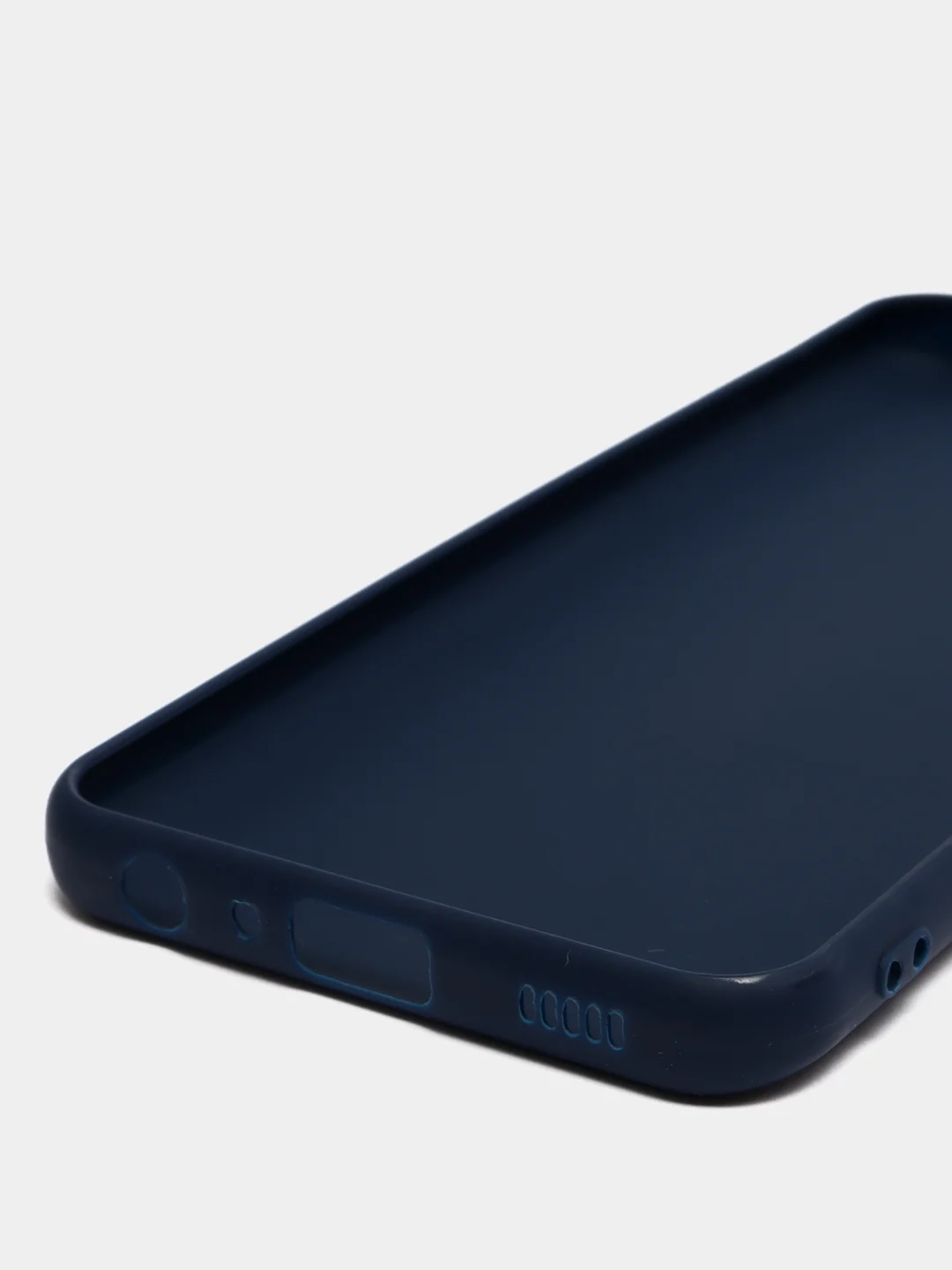 Темно-синий чехол Samsung Galaxy A03 Core, Самсунг Галакси А03 Кор силиконовый, цветной, матовый