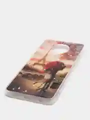 Оливковый чехол Xiaomi Redmi Note 9T / Redmi Note 9 5G силиконовый с рисунком