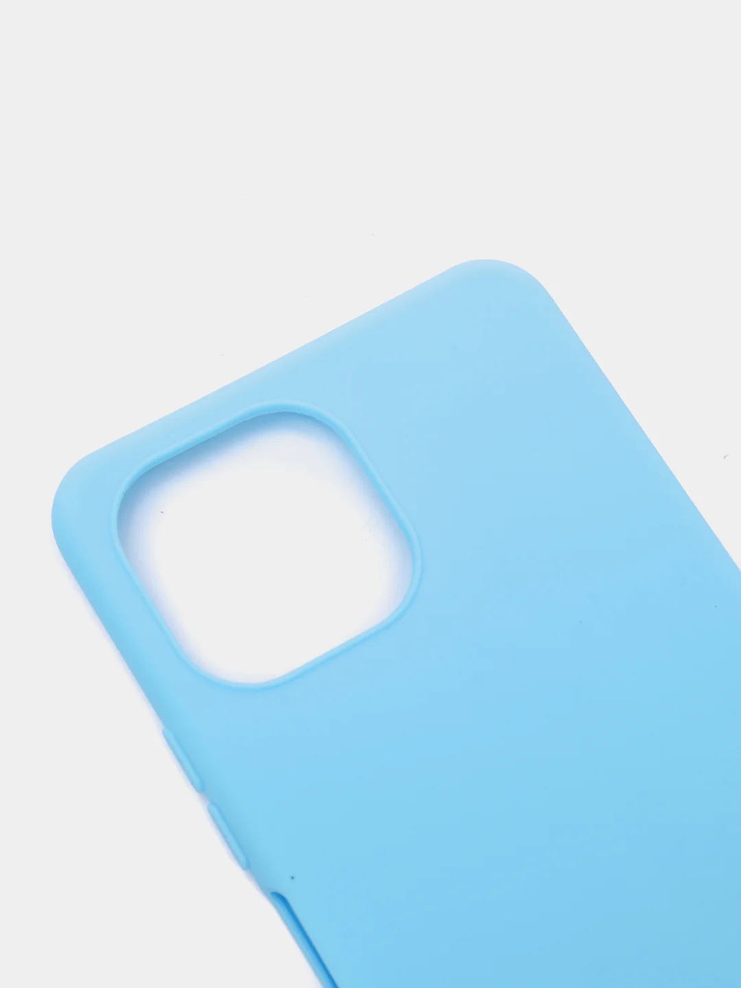 Голубой чехол Mi 11 Lite, Xiaomi 11 Lite 5G NE, Сяоми 11 Лайт 5G НЕ, силиконовый цветной матовый