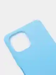 Голубой чехол Mi 11 Lite, Xiaomi 11 Lite 5G NE, Сяоми 11 Лайт 5G НЕ, силиконовый цветной матовый