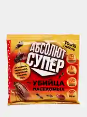 АБСОЛЮТ СУПЕР Дуст 100 г. средство от тараканов, муравьев, клопов, блох, насекомых порошок