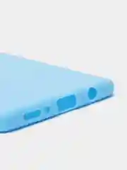 Голубой чехол Samsung Galaxy A71, Самсунг Галакси А71 силиконовый, цветной, матовый