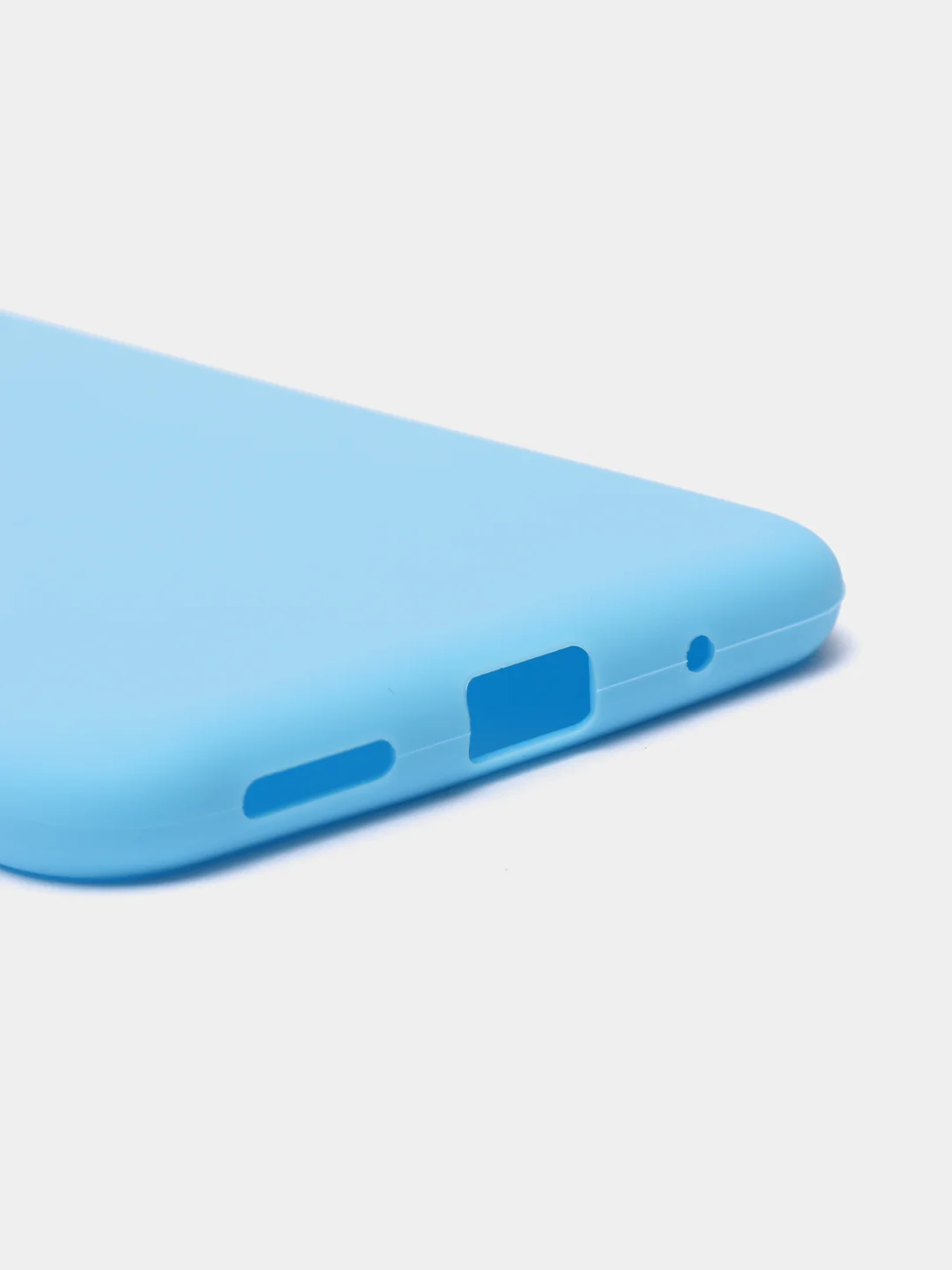 Голубой чехол Xiaomi Redmi Note 10 5G, Сяоми Редми Нот 10 5G силиконовый цветной матовый