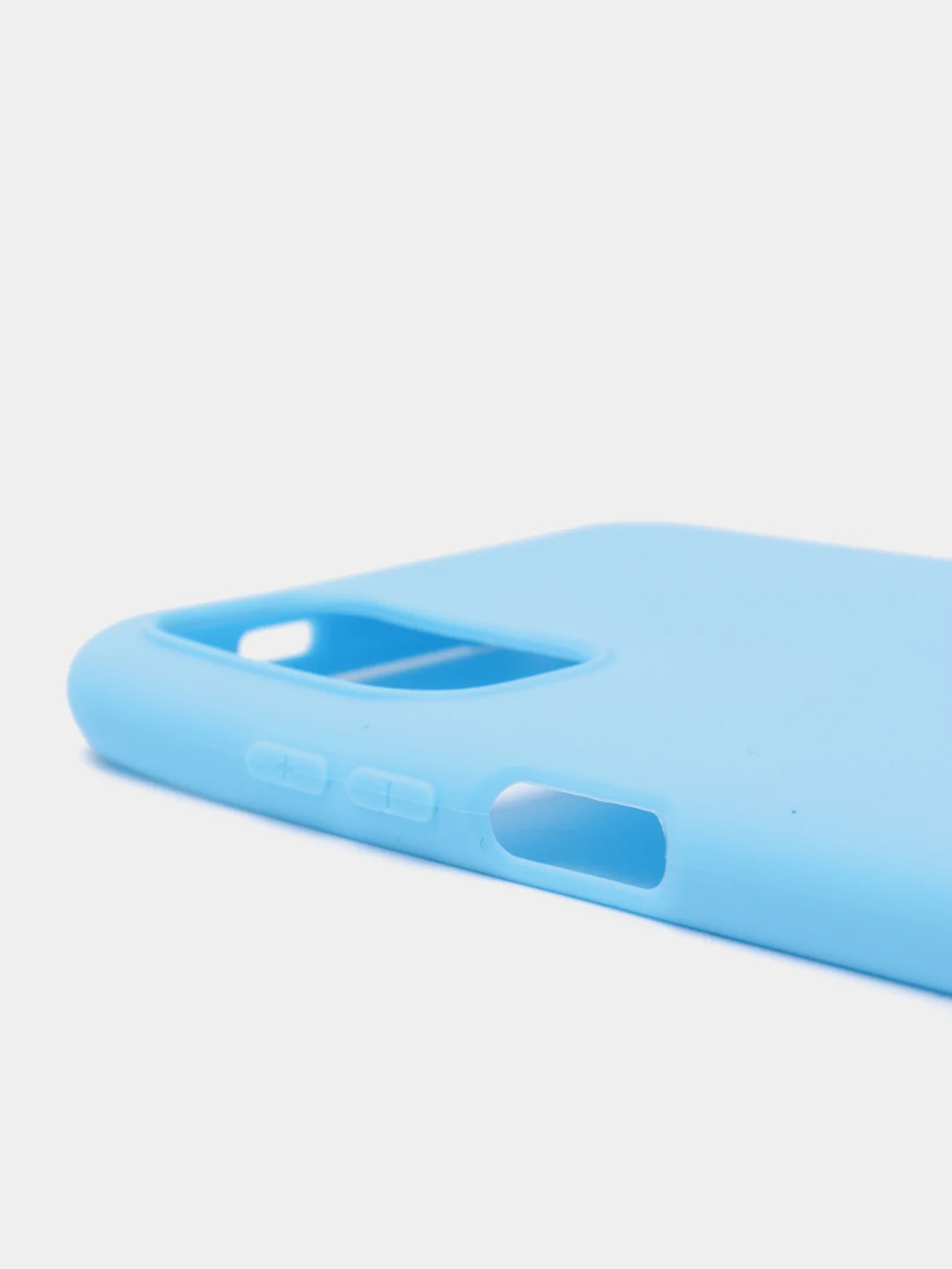 Голубой чехол Xiaomi Redmi Note 10 5G, Сяоми Редми Нот 10 5G силиконовый цветной матовый