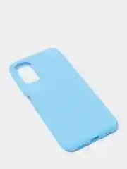 Голубой чехол Xiaomi Redmi Note 10 5G, Сяоми Редми Нот 10 5G силиконовый цветной матовый