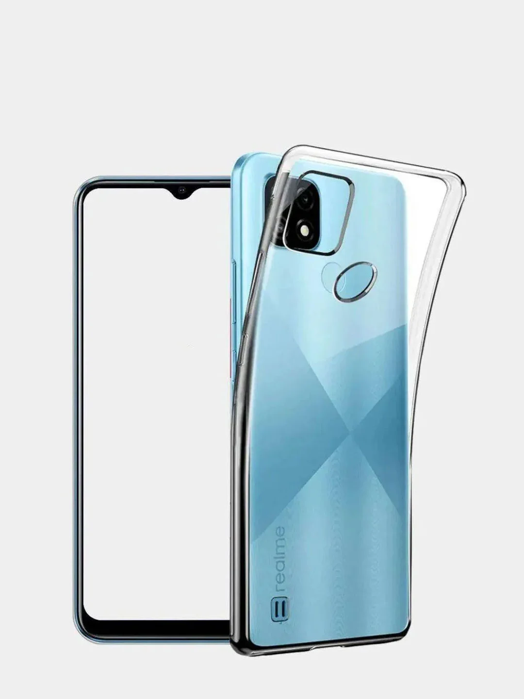 Чехол для Realme C20 / C11 2021 прозрачный силиконовый