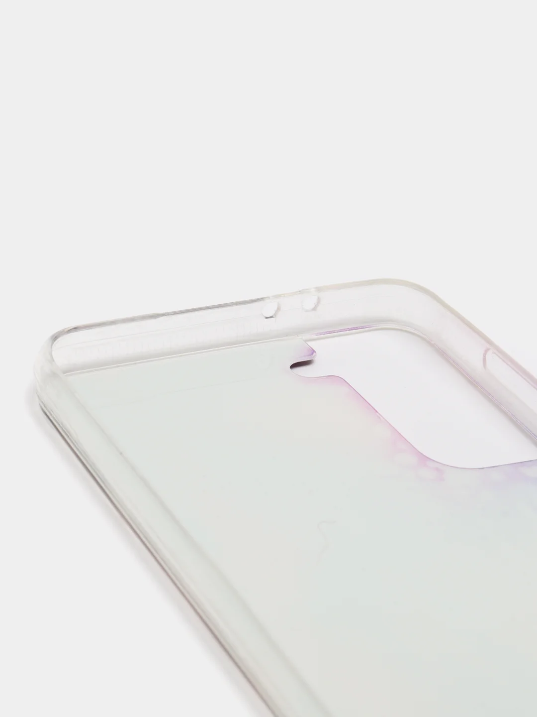 Индиго чехол Samsung Galaxy S21, S21+, Галакси С21, С21+ силиконовый с рисунком и блестками