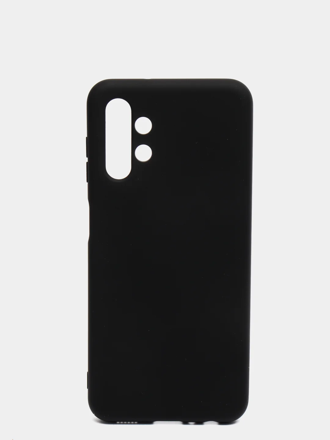 Черный чехол Silicone Cover для Samsung Galaxy A13, Самсунг Галакси А13 4G, силиконовый