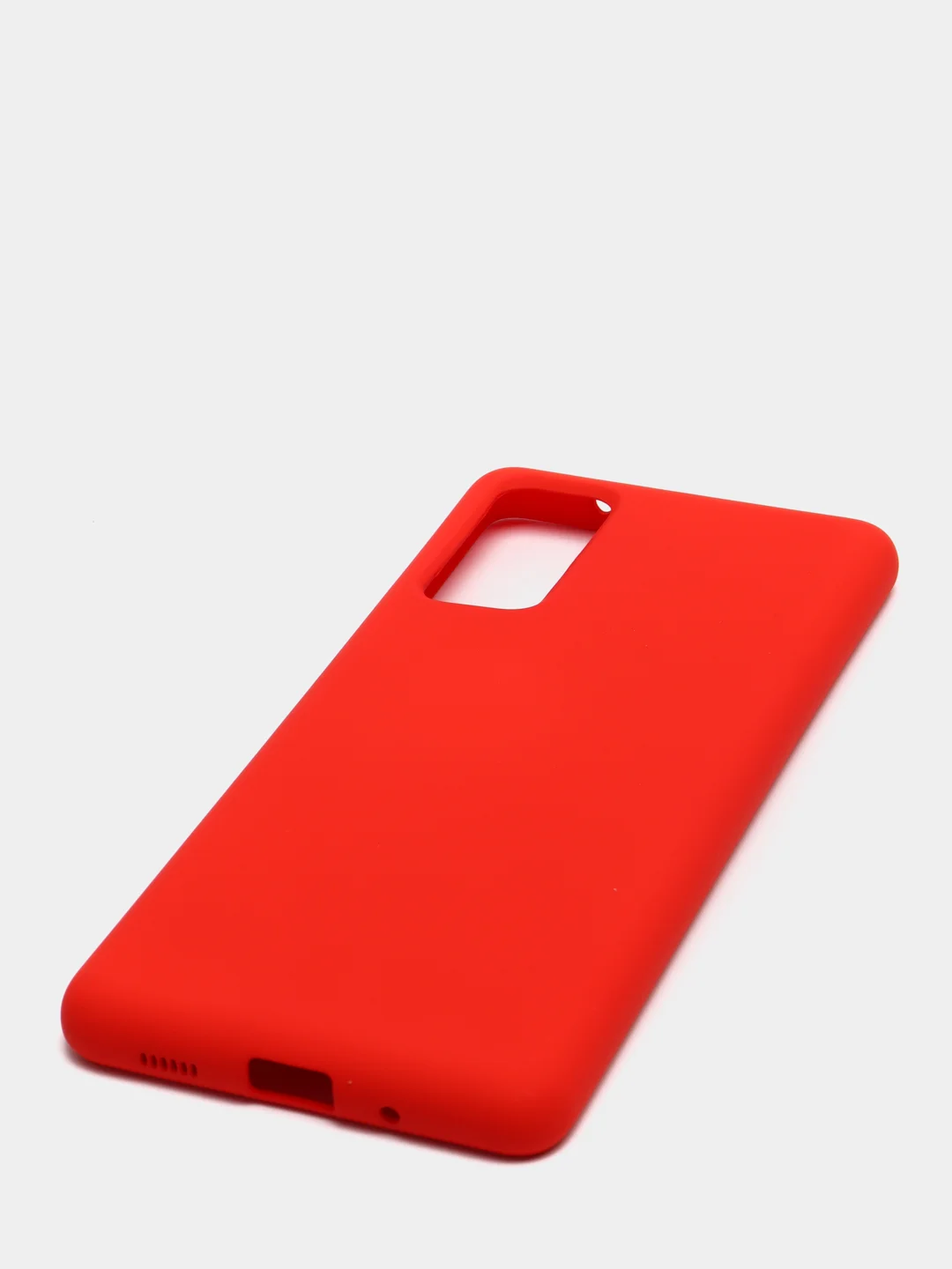 Красный чехол Samsung Galaxy S20 FE, S20FE, Самсунг Галакси С20 ФЕ, С20ФЕ силиконовый