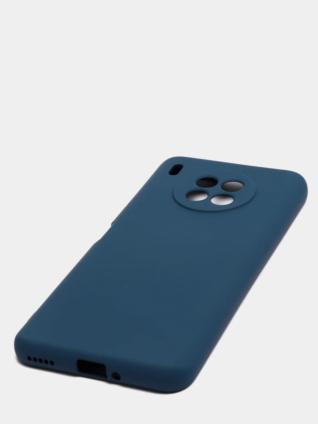 Темно-синий чехол Honor 50 Lite, Huawei Nova 8i, Хонор 50 Лайт, Хуавей Нова 8ай силиконовый