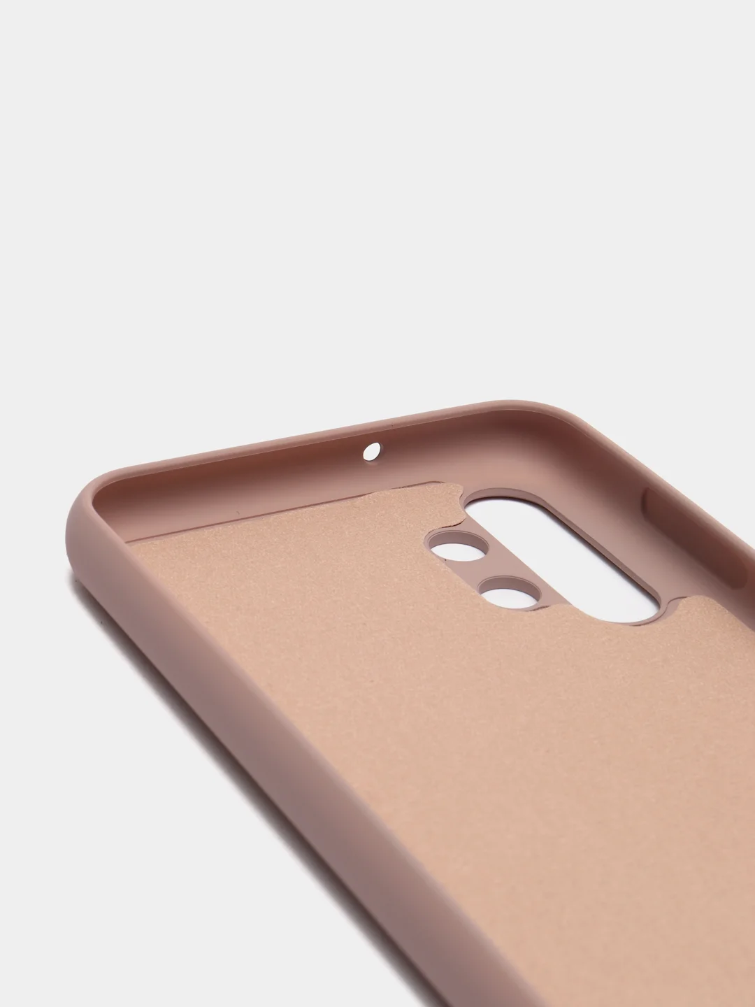 Бежевый меланж чехол Silicone Cover для Samsung Galaxy A13, Самсунг Галакси А13 4G, силиконовый