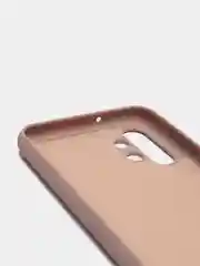 Бежевый меланж чехол Silicone Cover для Samsung Galaxy A13, Самсунг Галакси А13 4G, силиконовый