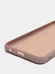 Бежевый меланж чехол Silicone Cover для Samsung Galaxy A13, Самсунг Галакси А13 4G, силиконовый