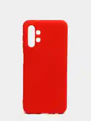 Красный чехол Silicone Cover для Samsung Galaxy A13, Самсунг Галакси А13 4G, силиконовый