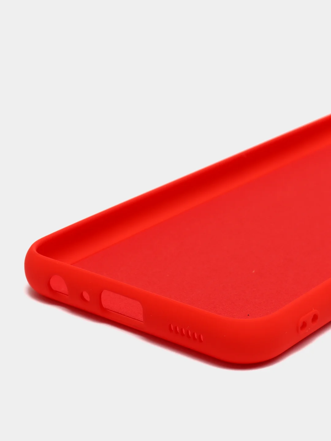 Красный чехол Silicone Cover для Samsung Galaxy A13, Самсунг Галакси А13 4G, силиконовый