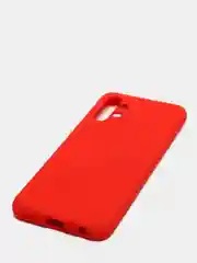 Красный чехол Silicone Cover для Samsung Galaxy A13, Самсунг Галакси А13 4G, силиконовый