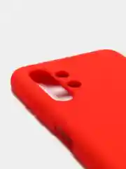 Красный чехол Silicone Cover для Samsung Galaxy A13, Самсунг Галакси А13 4G, силиконовый
