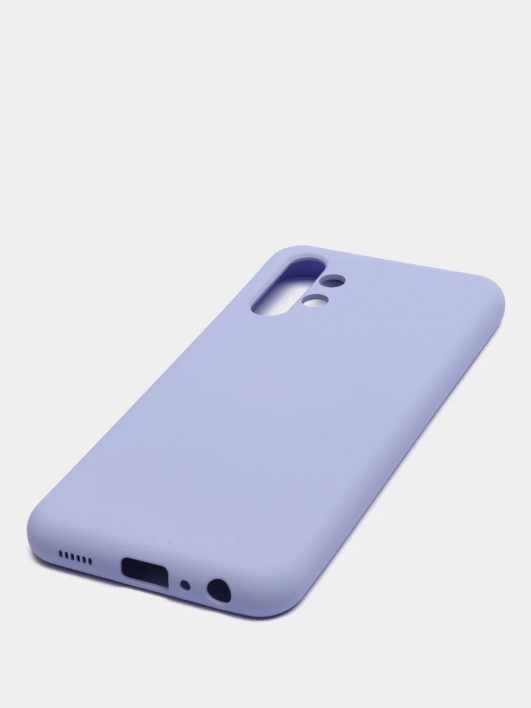 Лавандовый чехол Silicone Cover для Samsung Galaxy A13, Самсунг Галакси А13 4G, силиконовый