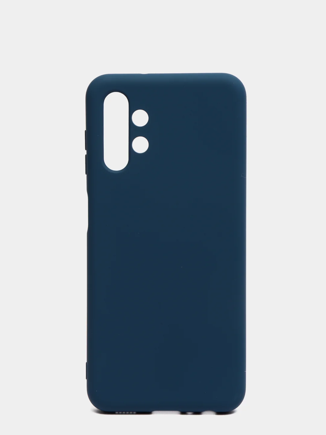 Темно-синий чехол Silicone Cover для Samsung Galaxy A13, Самсунг Галакси А13 4G, силиконовый
