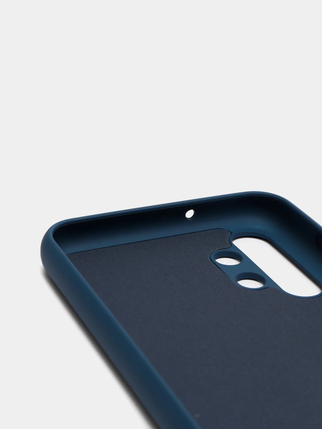 Темно-синий чехол Silicone Cover для Samsung Galaxy A13, Самсунг Галакси А13 4G, силиконовый