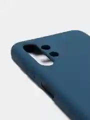 Темно-синий чехол Silicone Cover для Samsung Galaxy A13, Самсунг Галакси А13 4G, силиконовый
