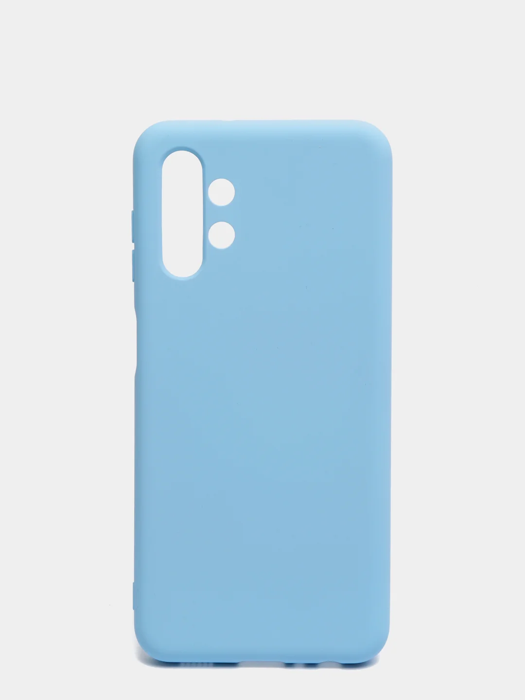 Небесно-голубой чехол Silicone Cover для Samsung Galaxy A13, Самсунг Галакси А13 4G, силиконовый